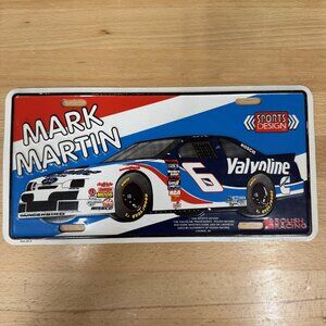 1996 Mark Martin Roush Racing Metal License Plate 96A-0019 Sports Design 12"x6"